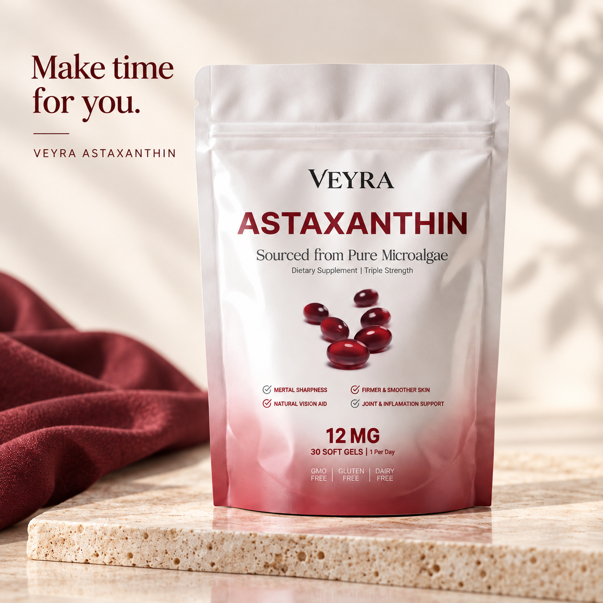 VEYRA™ Astaxanthin 12 mg — 30 Softgels