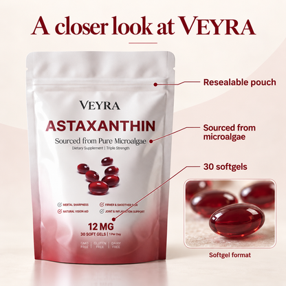 VEYRA™ Astaxanthin 12 mg — 30 Softgels